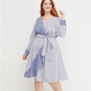 Beauticurve Lane Bryant Wrap fit and flare dress